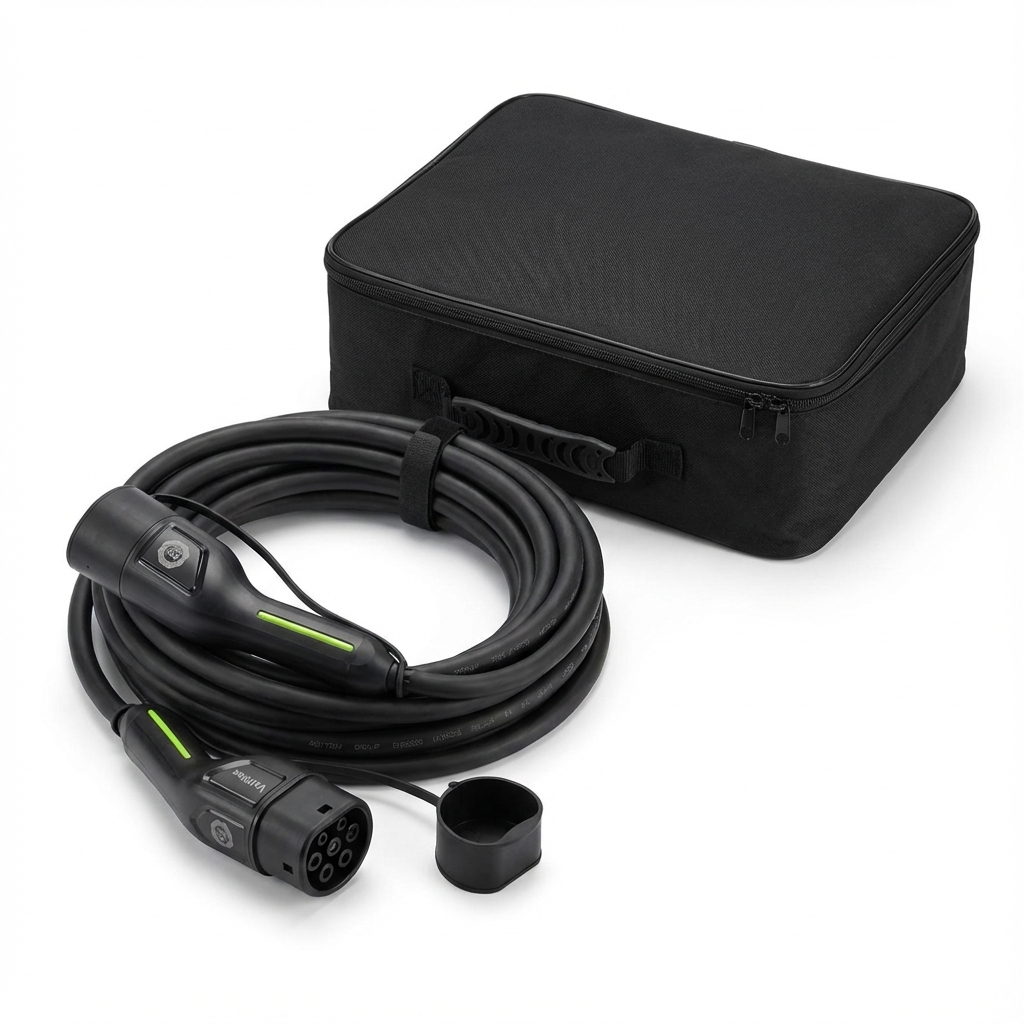 Type 2 Ladekabel 7,5 meter – 32A 3-fase | 22 kW elbil-lader